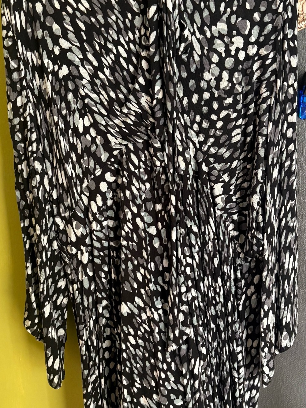 Black & White Animal Print Dress